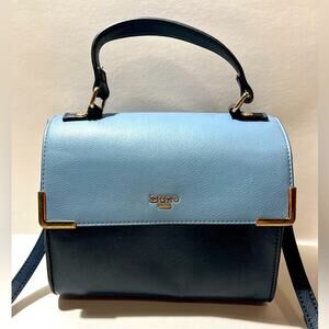 Dune London vegan leather blue two tone bag
